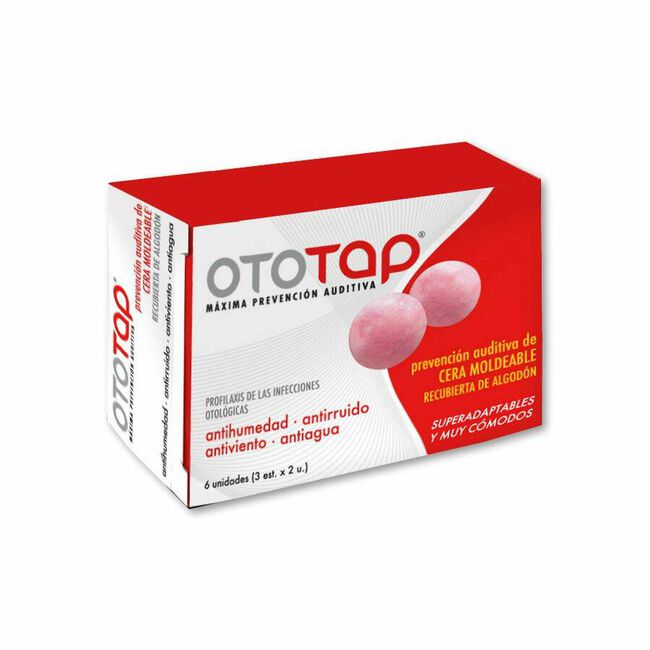 Ototap Tapones de Cera, 6 Uds