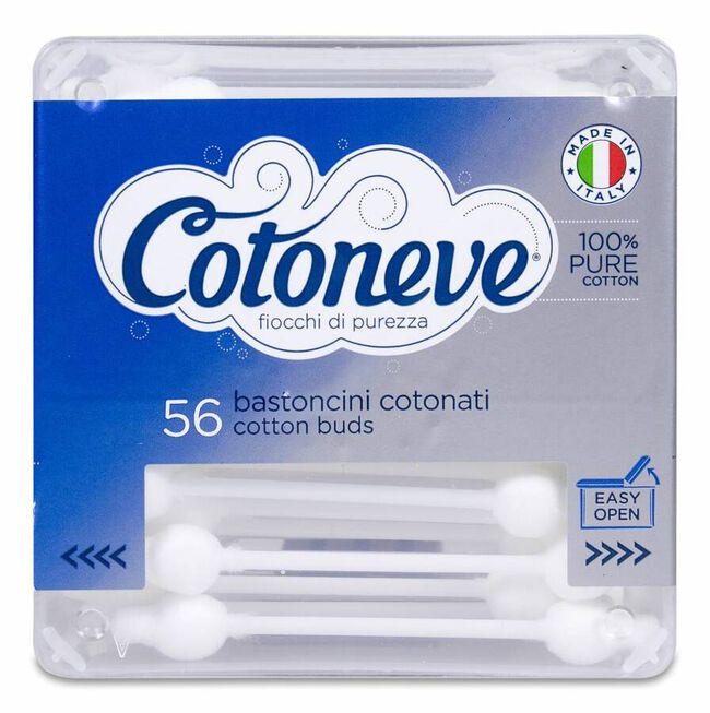 Cotoneve Bastoncillos de Algod&oacute;n, 56 Uds