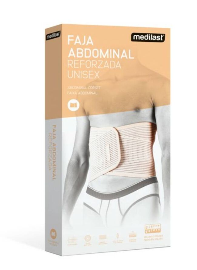 Medilast Faja Abdominal Reforzada Talla L, 1 Ud