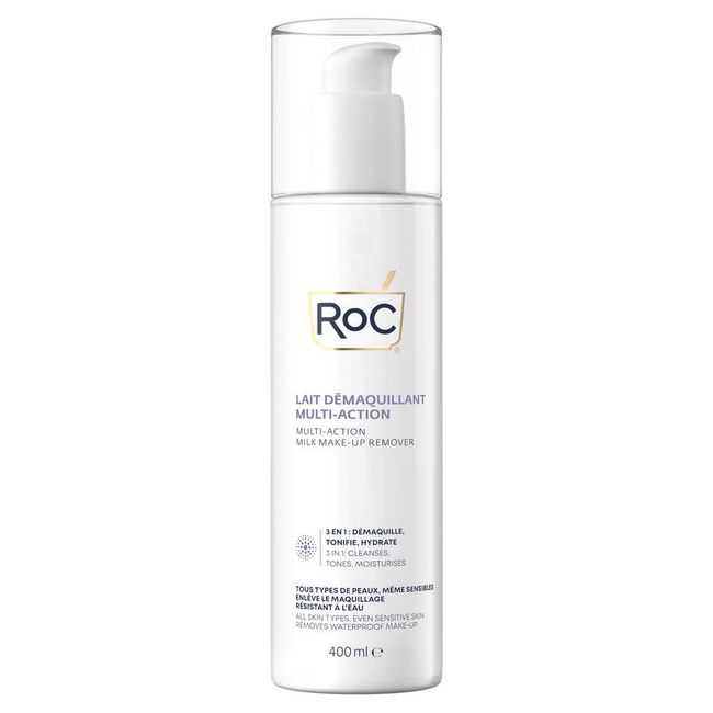 Roc Leche Desmaquilladora 3 en 1, 400 ml