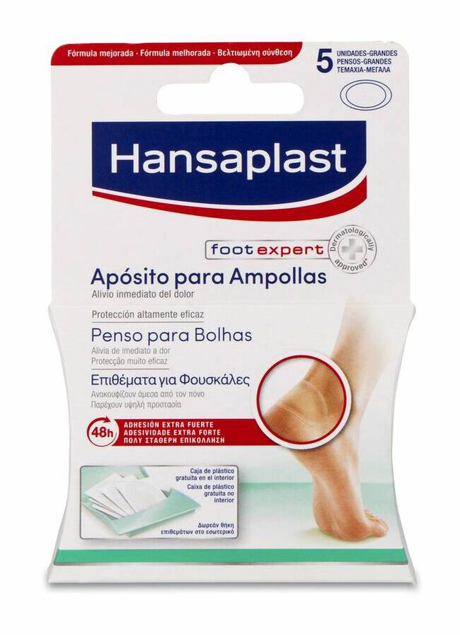 Hansaplast Ampollas Talla G, 5 Uds