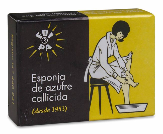 Edipa Esponja de Azufre Callicida, 1 Ud