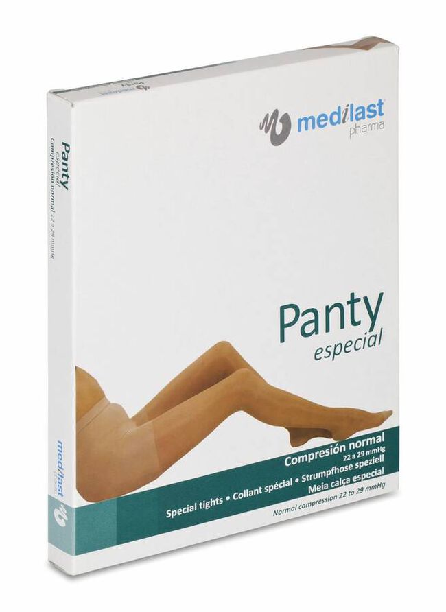 Medilast Panty de Compresión Normal Premamá Beige Talla EGDE, 1 Ud
