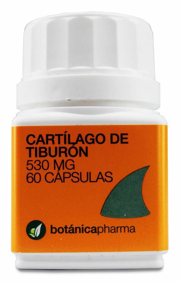 Botánicapharma Cartílago de Tiburón 530 mg, 60 Cápsulas