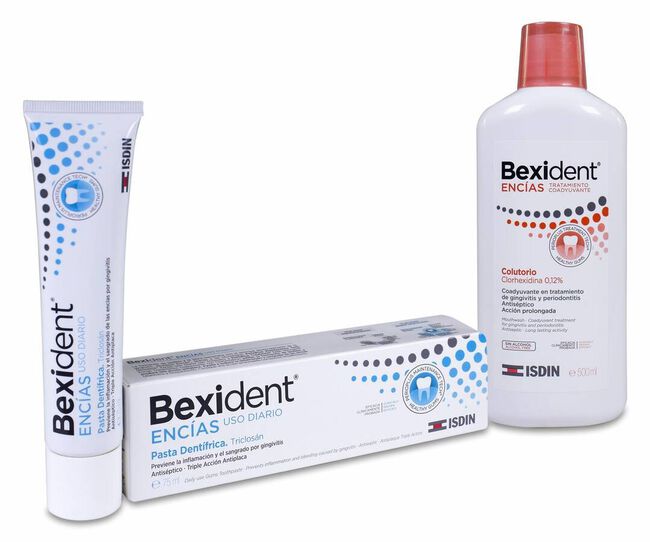 Pack Bexident Encías Triclosán Colutorio + Pasta Dentífrica