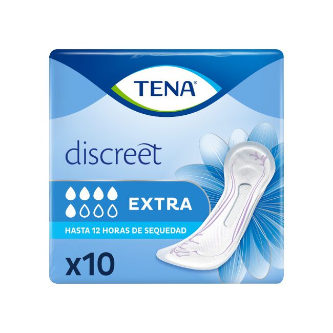 Tena Lady Extra Absorbente Incontinencia Orina Ligera, 10 Uds