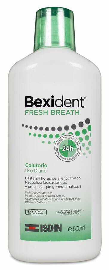 Isdin Bexident Fresh Breath Colutorio, 500 ml