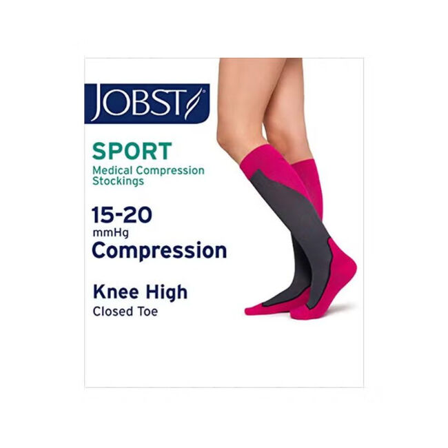 Jobst Sport CCL2 Rosa/Gris Talla L, 1 par