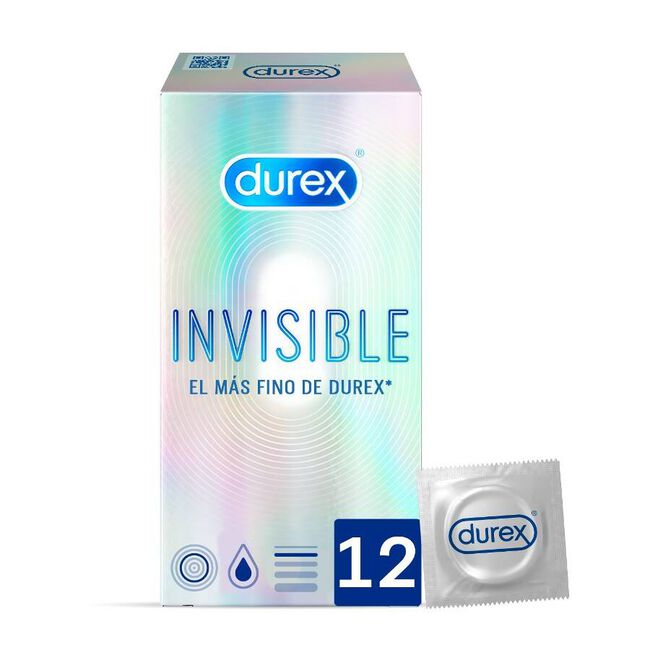Durex Invisible Extra Sensitivo, 12 Uds