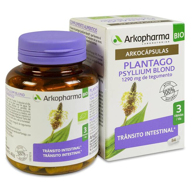 Arkopharma Arkocápsulas Plantago, 84 Cápsulas
