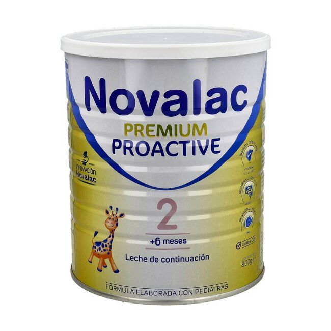 Novalac Premium Proactive 1 Leche de Iniciación para lactantes 0-6 Meses.  Contribuye a Desarrollo del sistema inmunitario de Bebé. Fórmula Elaborada