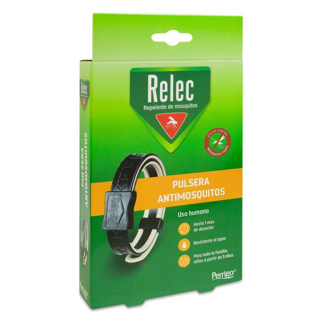 Relec Pulsera Antimosquitos Negra, 1 Ud