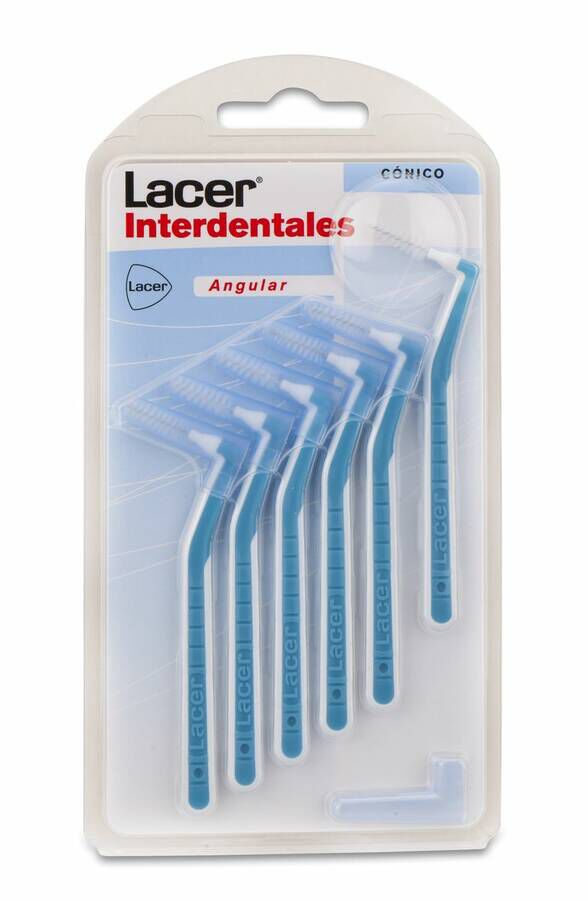 Lacer Cepillo Interdental Cónico Angular, 6 Uds