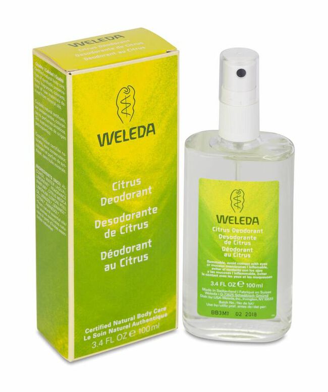 Weleda Desodorante Spray Citrus, 100 ml