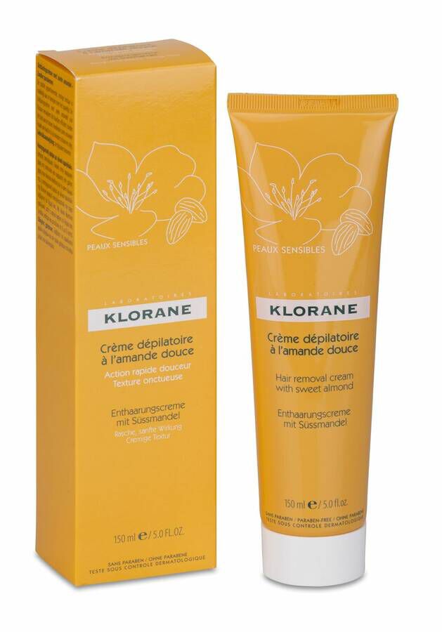 Klorane Crema Depilatoria, 150 ml