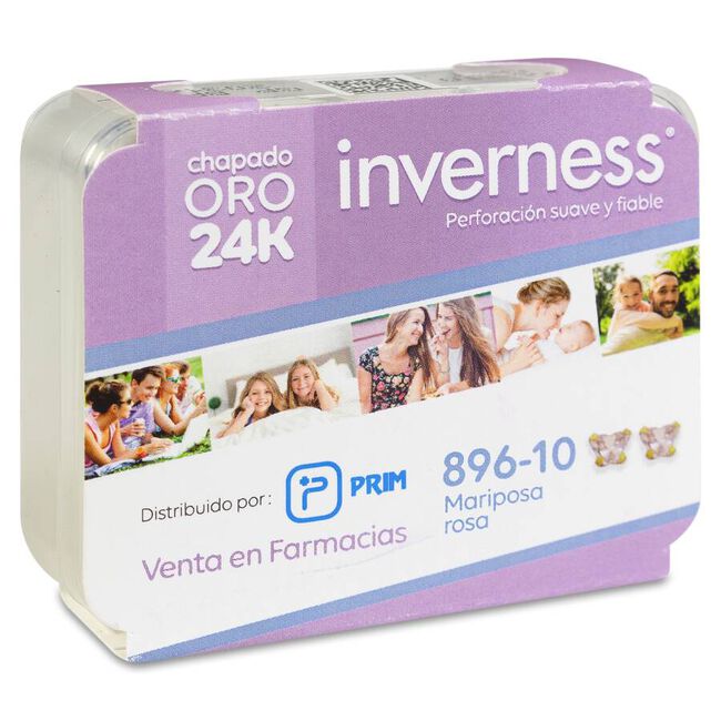 imagen de Prim Pendientes Inverness 896-10 Mariposa Rosa, 1 Unidad