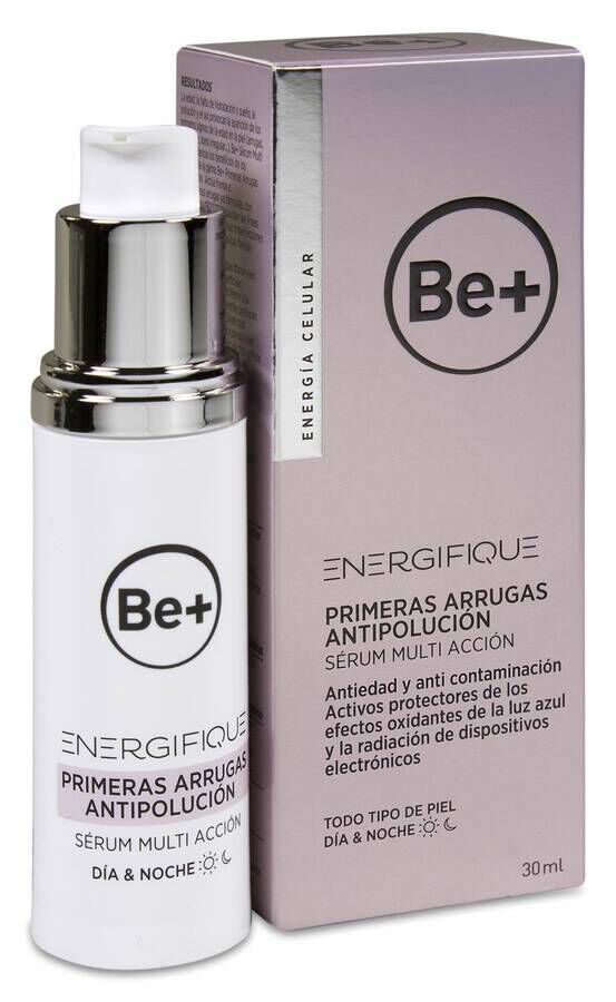 Be+ Energifique Primeras Arrugas Antipolución Sérum Multi Acción, 30 ml