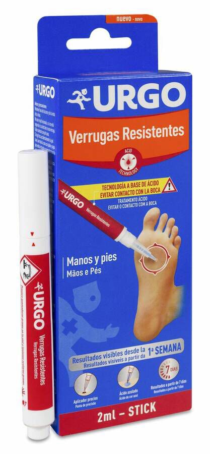 Urgo Stick Verrugas Resistentes, 2 ml