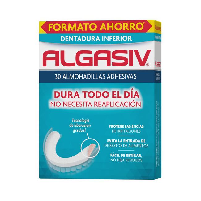 Algasiv Almohadillas Adhesivas Inferiores, 30 Uds