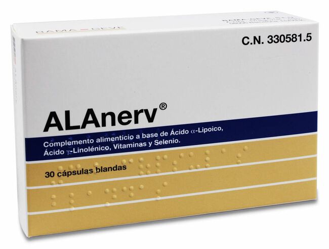ALAnerv 920 mg, 30 Cápsulas