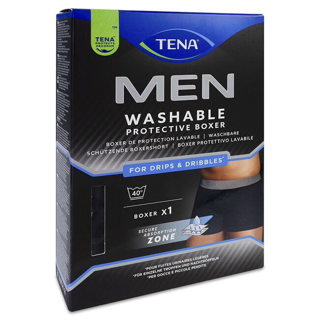 TENA Men Calzoncillos Protectores Lavables Talla M, 1 Unidad