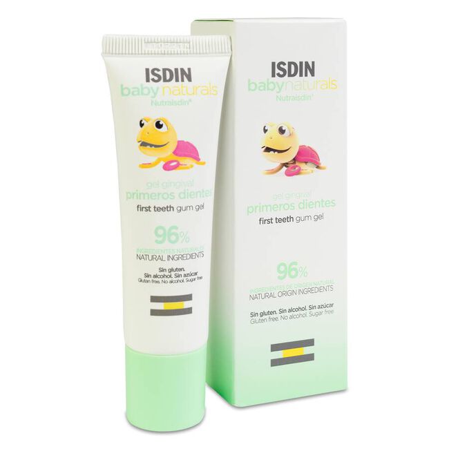 Isdin Baby Naturals Gel Gingival Primeros Dientes, 1 ud