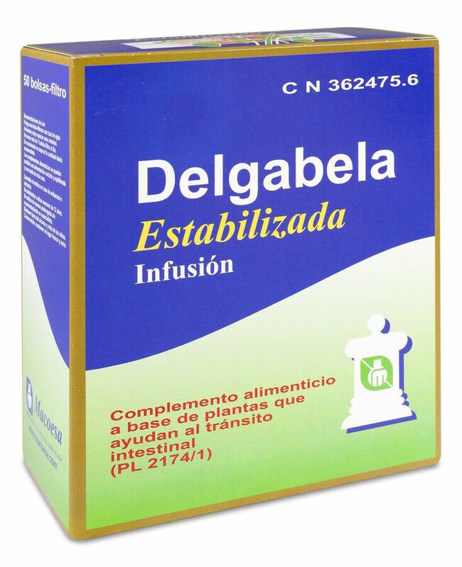 Delgabela Estabilizada Infusión, 50 Uds