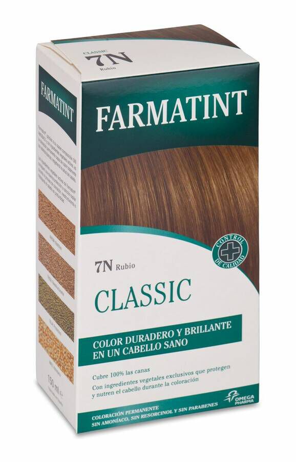 Farmatint Tinte Capilar 7N Rubio, 1 Ud