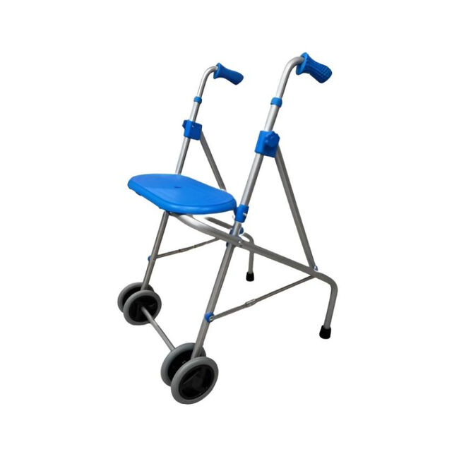 Corysan Andador Aluminio Con Asiento Cyman Teverga, 1 Unidad