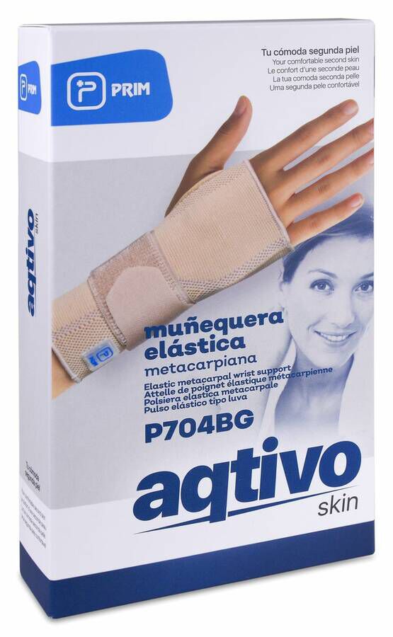 Prim Aqtivo Skin Muñequera Metacarpiana Talla M, 1 Ud