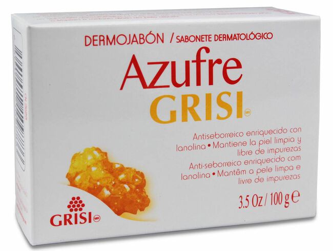 Grisi Azufre Jabón, 100 g