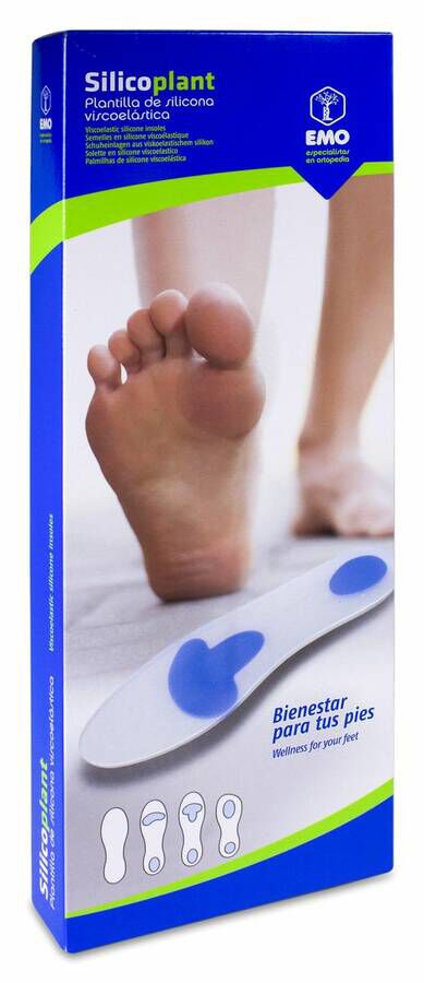 Emo Silicoplant Plantilla Total Blue SP300 Talla 42-43, 1 Par