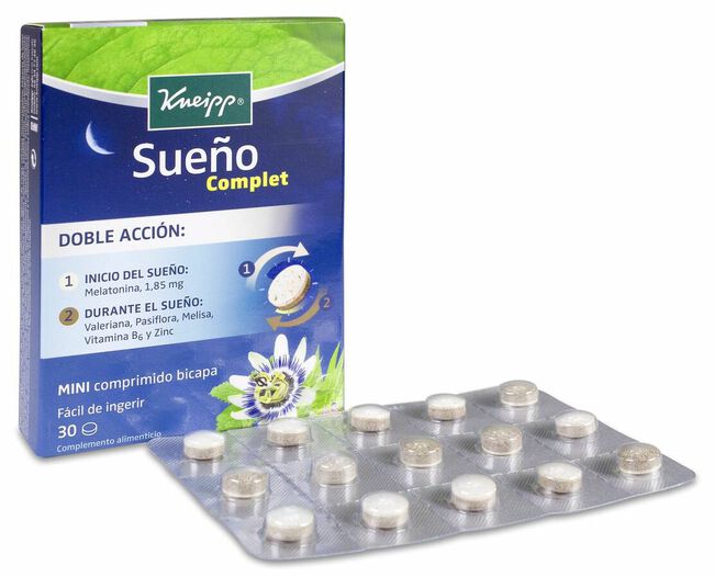 Kneipp Sueño Complet con Melatonina, 30 Comprimidos