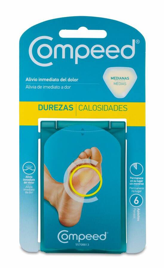 Compeed Durezas Medianas Apósitos, 10 Uds