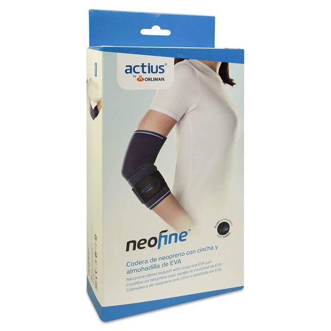 Orliman Neofine Codera de Neopreno con Cincha y Almohadilla de EVA ACN403 Talla 5 32-35 cm, 1 Unidad