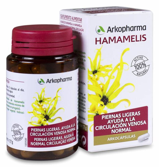 Arkopharma Arkocápsulas Hamamelis, 48 Cápsulas