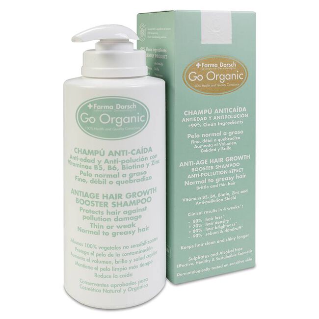 Farma Dorsch Go Organic Champú Revitalizante, 500 ml