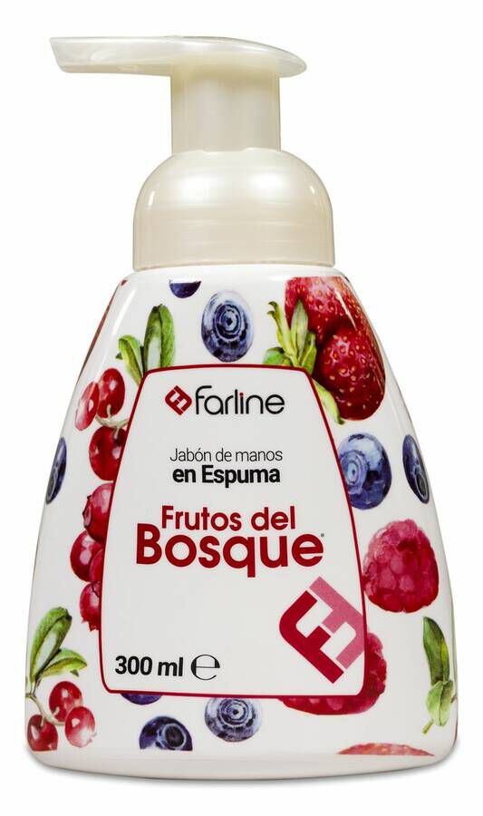 Farline Jab&oacute;n de Manos en Espuma Frutos del Bosque, 300 ml