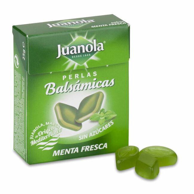 Juanola Perlas Menta Fresca, 25 g