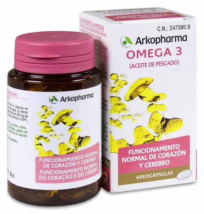 Arkopharma Arkocápsulas Aceite de Pescado, 50 Cápsulas