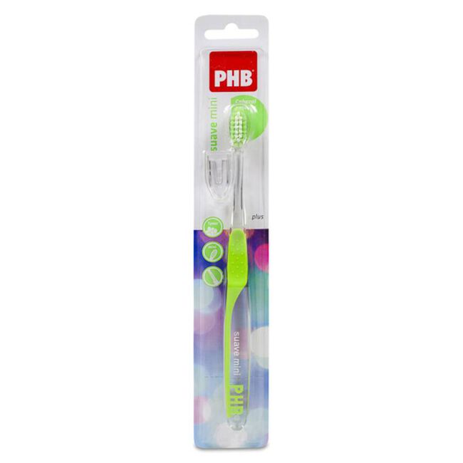 PHB Cepillo Dental Plus Mini Suave, 1 Unidad