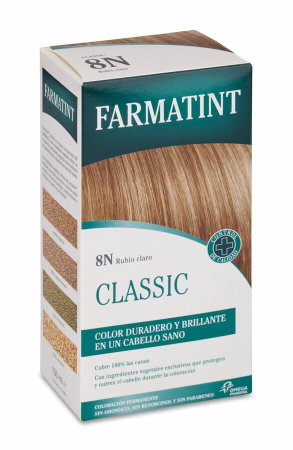 Farmatint Tinte Capilar 8N Rubio Claro, 1 Ud