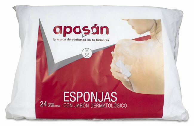 Aposán Esponja Jabonosa, 24 Uds