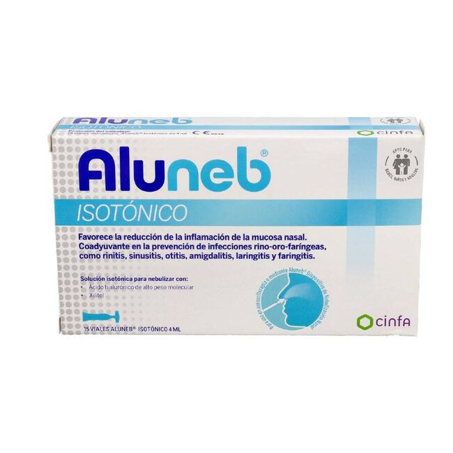 Aluneb Solución Isotónica de 4 ml, 15 viales