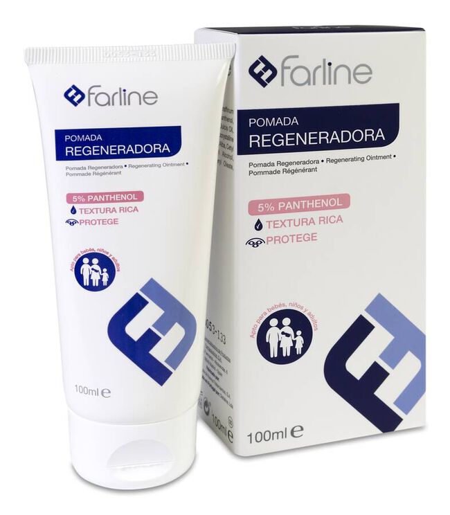 Farline Pomada Regeneradora 5% Panthenol, 100 ml