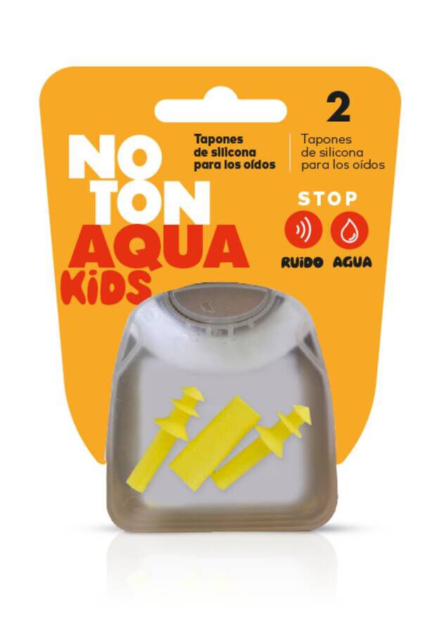 Noton Aqua Kids Tapones para Oídos Infantiles, 2 Uds