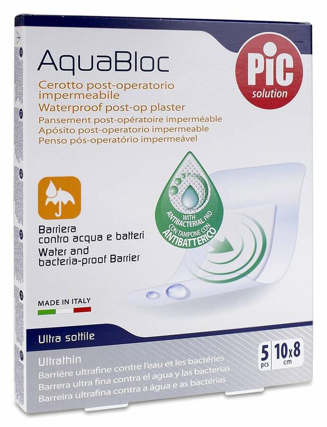 Pic Ap&oacute;sitos Aquabloc Est&eacute;ril 10x8 cm, 5 Uds