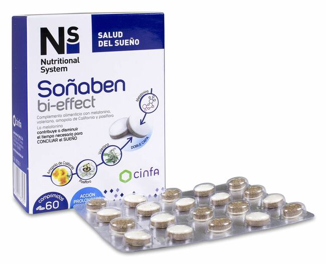 Ns Soñaben 1,98 mg Melatonina, 60 Comprimidos