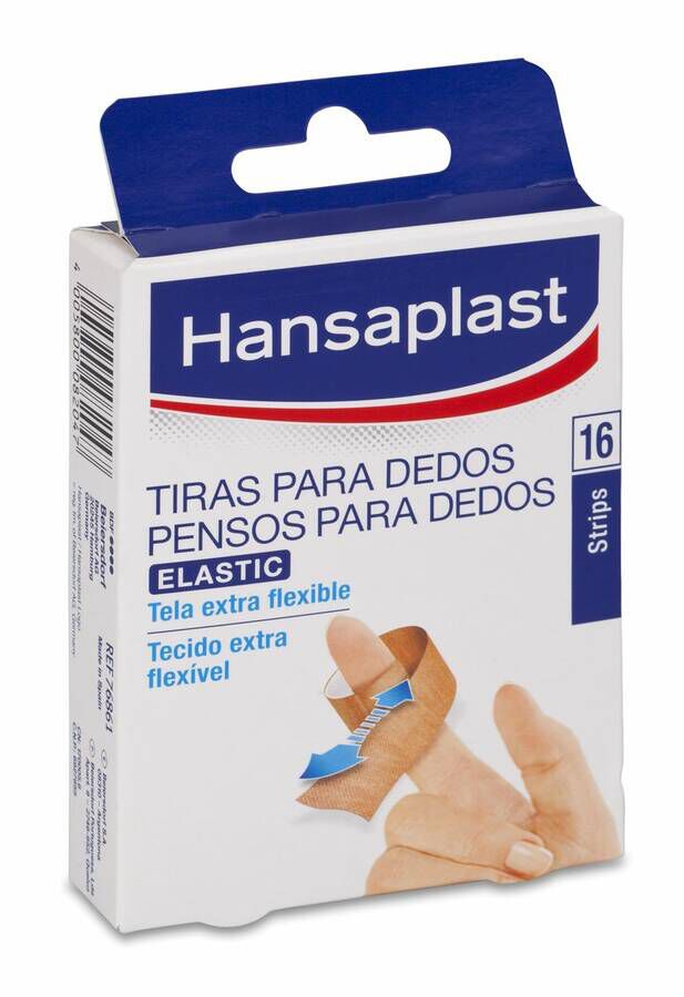 Hansaplast Tiras para Dedos, 16 Uds