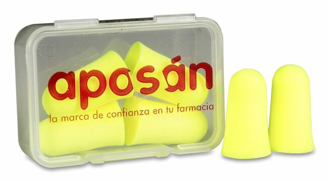 Aposán Tapones Espuma de Poliuretano, 4 Uds